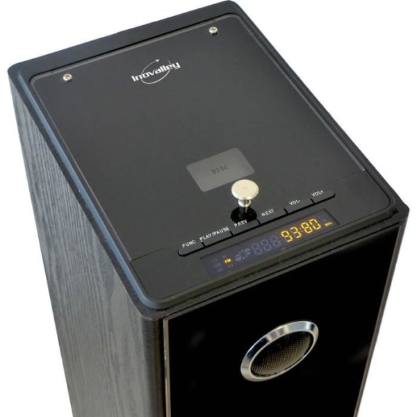 INOVALLEY HP33-CD Bluetooth Sound Tower - CD-spelare - Svart