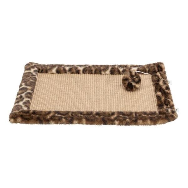 Klösmatta - TRIXIE - LEO - 55 x 35 cm - Brun leopardmönstrad
