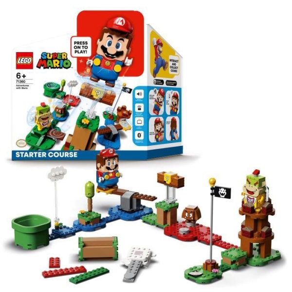 LEGO Super Mario  71360 The Adventures of Mario Starter Pack - Byggsats (231 delar)