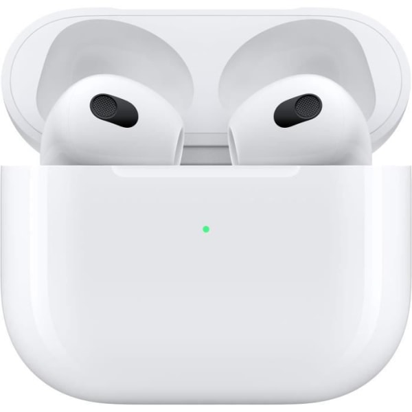 Apple AirPods (3: e generationen) med blixtnedslag - vit belastningsfodral