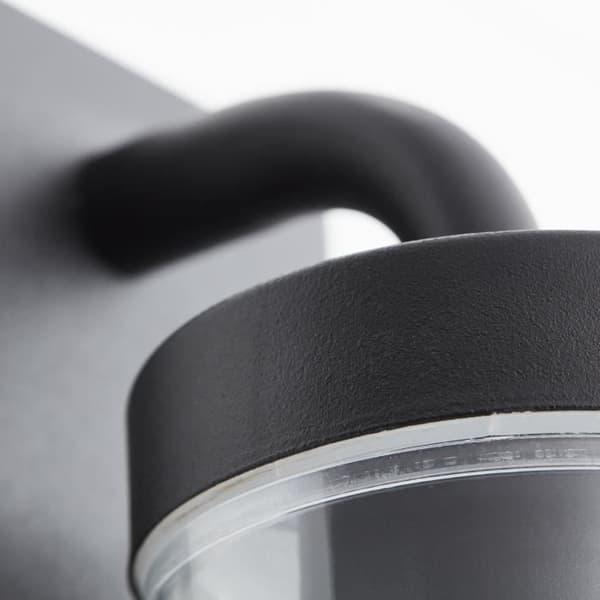 BRILJANT Extern downlight Aosta - E27 - 1x25W - Frostat svart