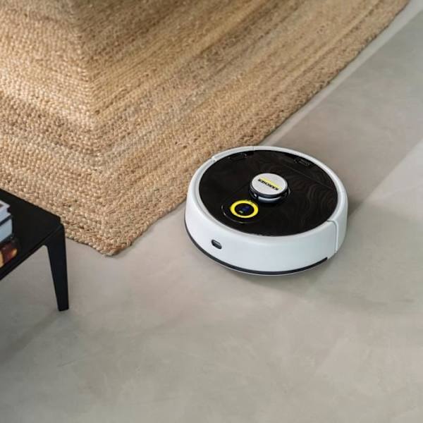 NYA KARCHER RCF 3 - Ansluten golvmoppningsrobot - Autonomi 120 min - Rengöringsrulle - LiDAR-navigering - Programmerbar