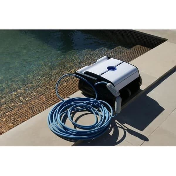 ROBOPOOL Bestway Clean Pool HJ2032 eldriven poolrobot med 2 motorer för botten, väggar och vattenlinje Vit one size