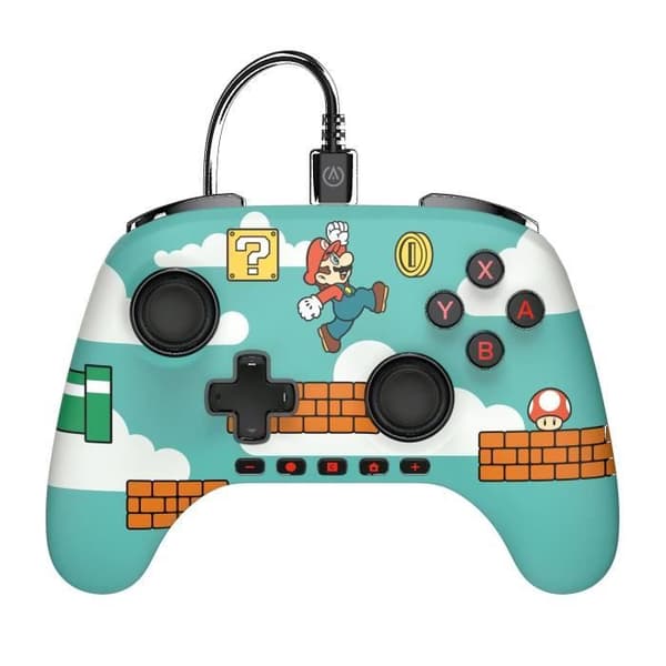Gamepad - Nintendo Switch 2 - Mario Time - Kabelansluten - Strömförsörjning A