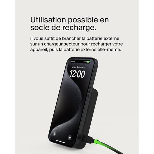 BELKIN Magnetisk Powerbank - Svart