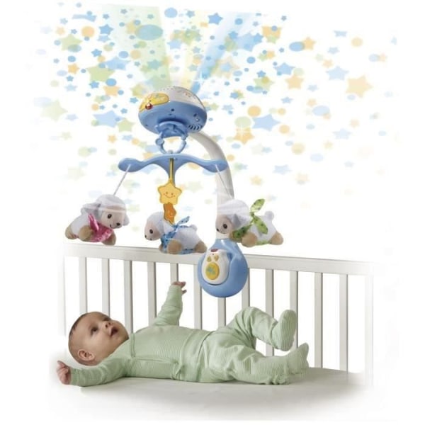 VTECH - Vtech Baby - Mobile Lumi Mobile Blue Sheep Counter