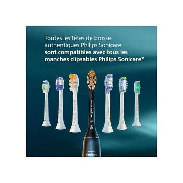 4-pack borsthuvuden - PHILIPS - HX9054/88 - G3 Svart