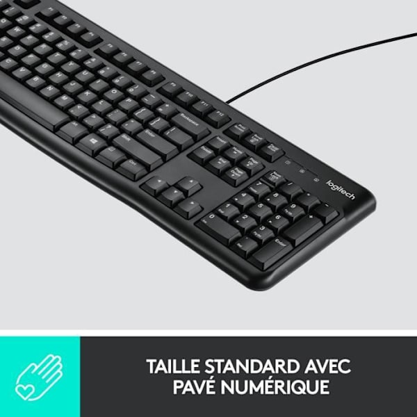 LOGITECH Kabeltangent mus-paket - MK120