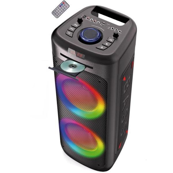 Lätthögtalare med CD -enhet inovalley MS06 -CD -XXL - Bluetooth 5.0 - 1000W - Karaoke -funktion