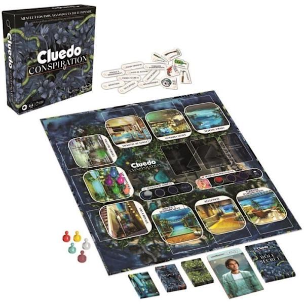 Cluedo Conspiracy, brädspel, 4 till 10 spelare, från 14 år