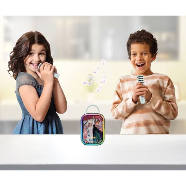 Frozen Bluetooth Karaoke - LEXIBOOK - 2 mikrofoner - Inbyggt uppladdningsbart batteri - Bluetooth - Bärbar design