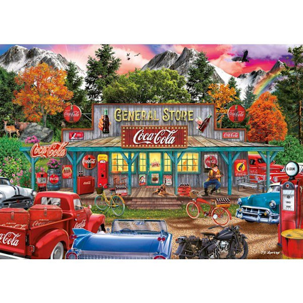 Pussel - SCHMIDT SPIELE - Coca-Cola Store - 1000 bitar - Ålder 12+