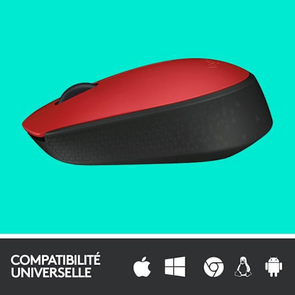 LOGITECH Wireless Mouse M171 Röd