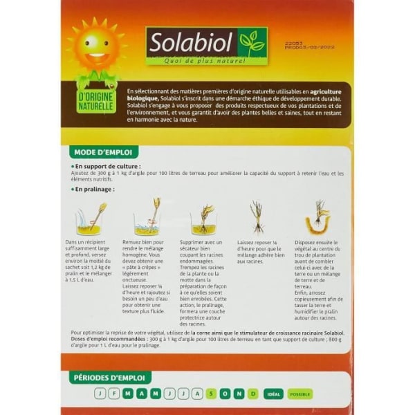 SOLABIOL SOPRAL3 Praline With Green Clays - 2,4 kg