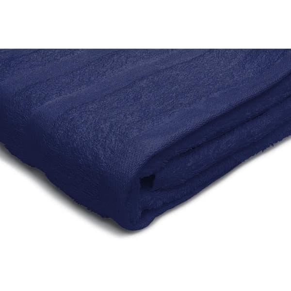 Set med 2 handdukar - LOVELY HOME - 2 duschlakan 70 x 140 cm - Marinblå