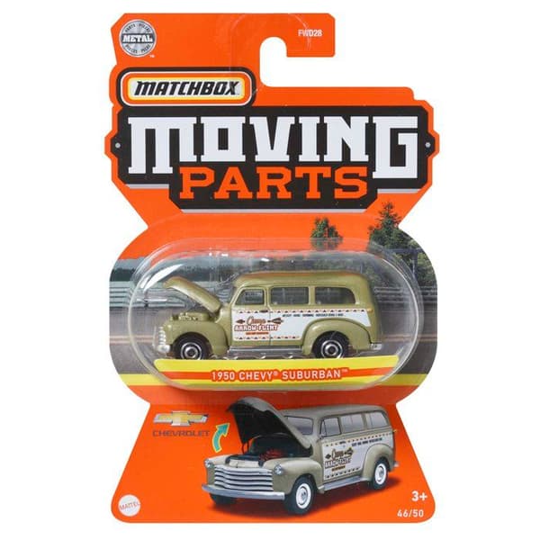 MATCHBOX Fordon med rörliga delar (slumpmässig modell) - 3 år och +