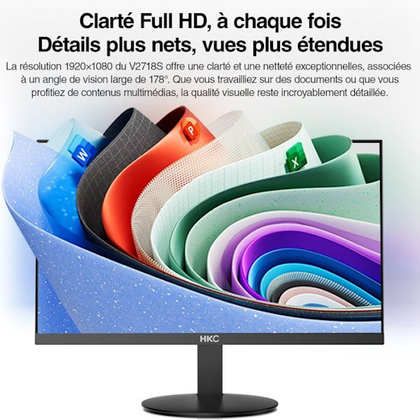 PC-skärm - HKC - 27 - FHD - 144Hz - IPS-panel - 5ms - V2718S