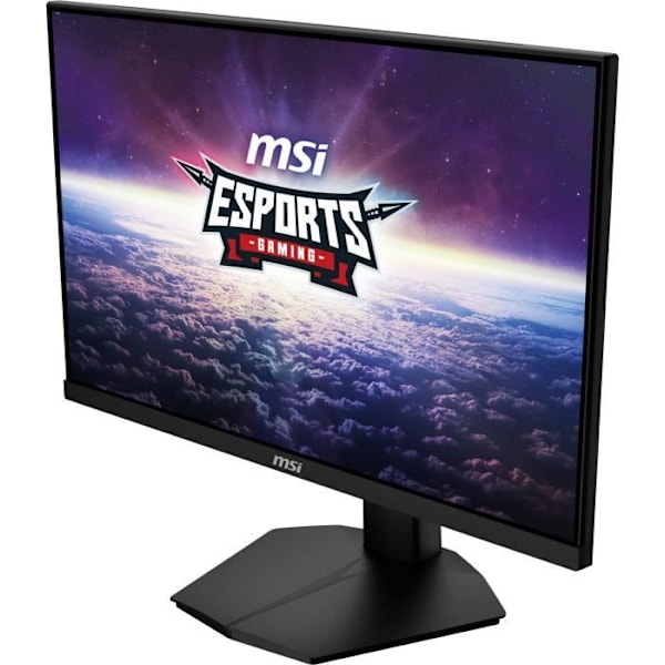 Platt PC Gamer-skärm - MSI - Optix G244F E2 - 24 FHD - Snabb IPS-panel - 180Hz - 1ms - Adaptiv synkronisering
