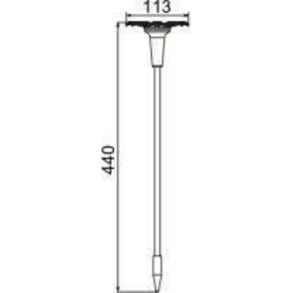 GALIX G4460 solljusdekoration - Solrosform - H44cm