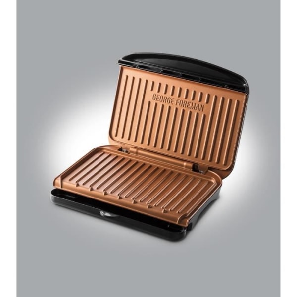 Fit Grill Copper Medium George Foreman 25811-56 - 2 i 1 - Praktisk lagring - Prestanda och premiumdesign - enkel rengöring