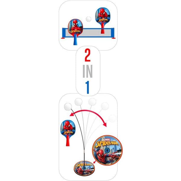 2-i-1 Pingis-inlärningsset - MARVEL - Spider-Man