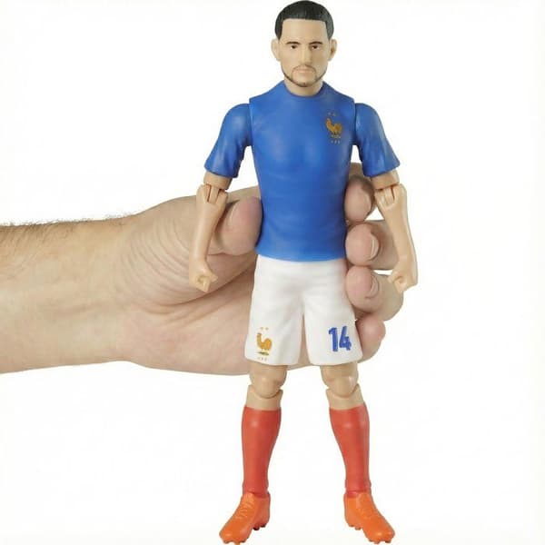 Ledad figur - Frankrikes landslag - MEGABLEU - Rabiot nummer 14 - 20 cm