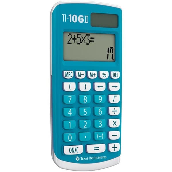 Vetenskaplig kalkylator - TEXAS INSTRUMENTS - TI-106 II Solar - Blå