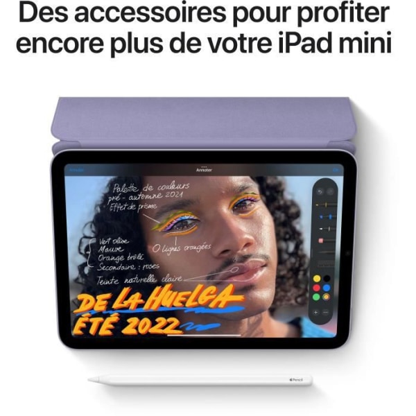 Apple - iPad mini (2021) - 8.3 WiFi + mobil - 256 GB - Lumiere Stellaire