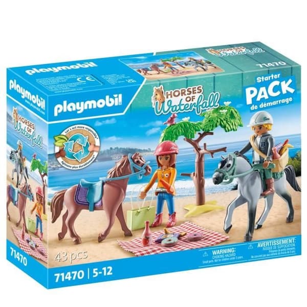 PLAYMOBIL 71470 Amélia och Ben med hästar