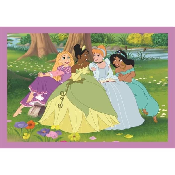 CLEMENTONI - 4 i 1 pussel - Disney Princess