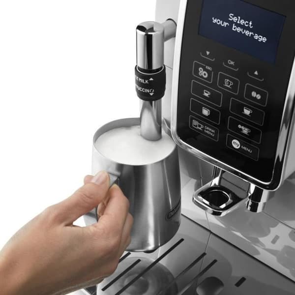 DELONGHI ECAM 350.35.SB Espressokvarn DINAMICA Screen 4 recept - Silver