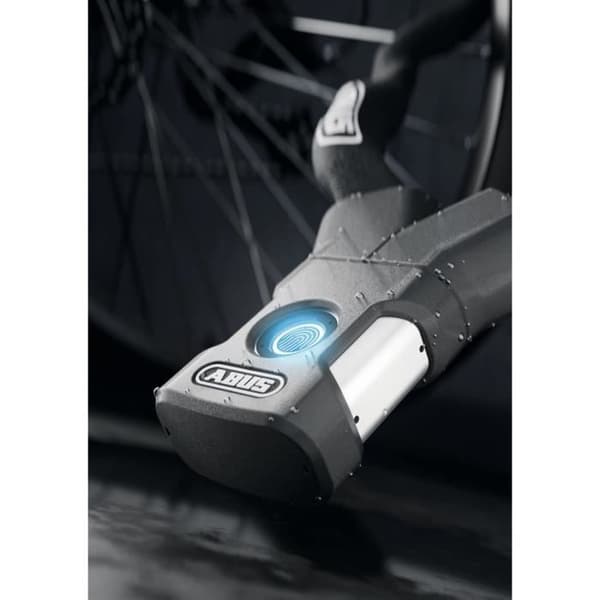 Hopfällbart lås - ABUS - BORDO ONE 6500A/110 - RC-fäste - Svart