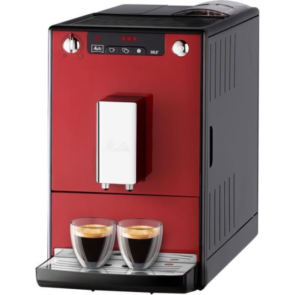 MELITTA E950-104 Automatisk espressomaskin med Caffeo Solo-kvarn - Röd