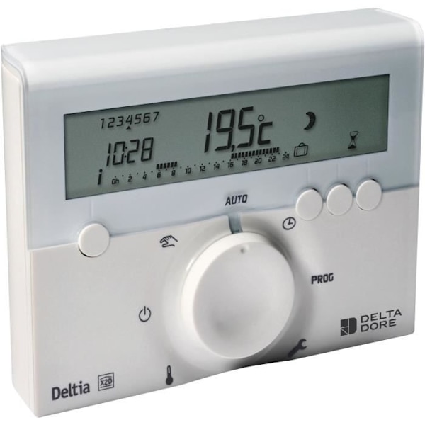 DELTA DORE Deltia 8.00 programmerbar rumstermostat kabelansluten elektronisk