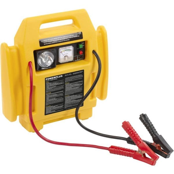 Strömförsörjning - POWERPLUS - 4-i-1 - Inbyggd kompressor - Inkluderar 12V DC-nätsladd