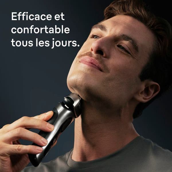 Braun Series 8 8617S rakapparat med ProTrimmer, våt/torr, grillesystem, grå grå one size