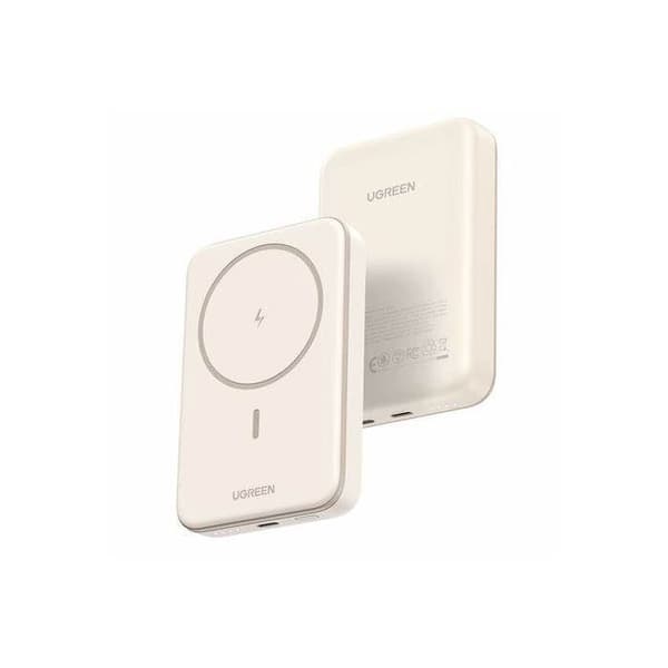 Externt batteri - UGREEN - 10 000 mAh - MagSafe - 20W - Kräm