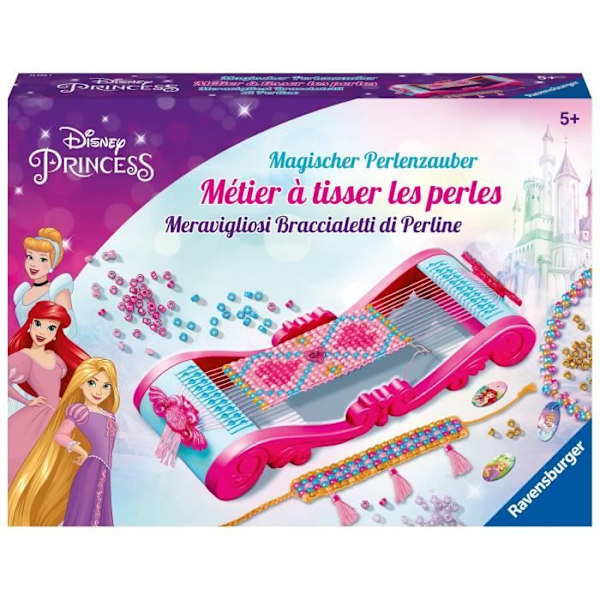 Disney Princesses vävstol - Modeskapande - 00023540 - Från 5 år och uppåt