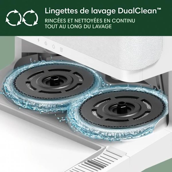 iRobot Roomba Plus 505 Combo + AutoWash - Multifunktionsbas - Tvätta och torka med varmluft från våtservetterna - PrecisionVision IA