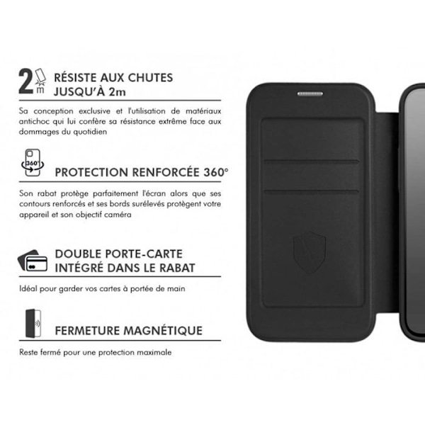 Folio-skal - MagSafe - iPhone 17 Pro Max - Svart
