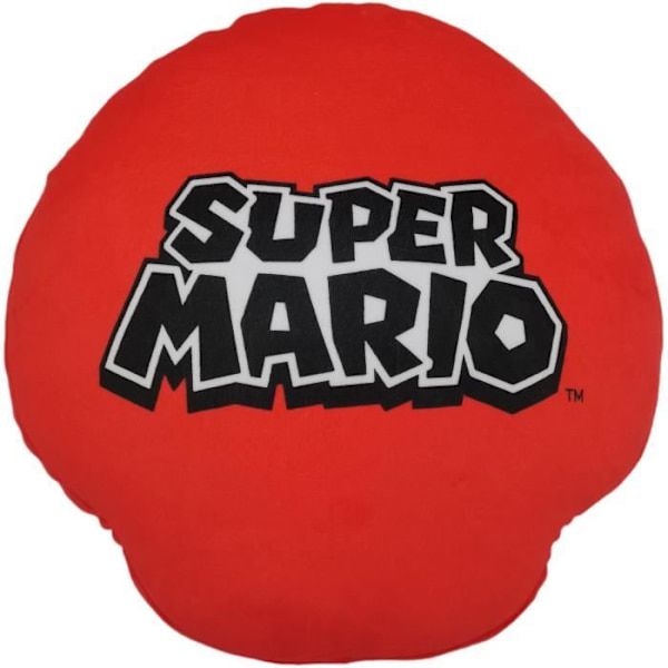 3D-kudde - MARIO BROS - Svamp - Mikrofiber - 40 cm