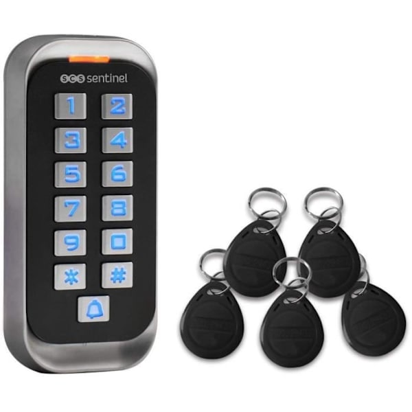 SCS kodningstangentbord med 12V-märken - CodeAccess RFID