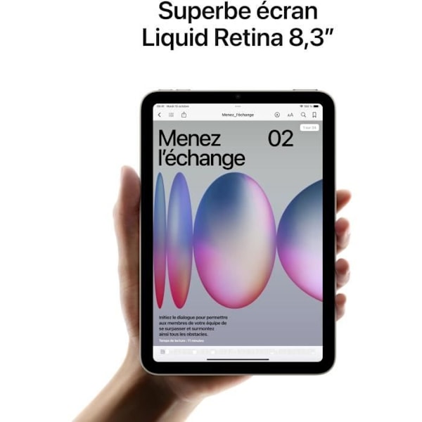 APPLE iPad mini (2024) - 8,3'' - WiFi - 128 GB - Blå