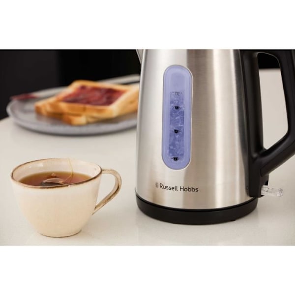 Vattenkokare - RUSSELL HOBBS - HEATON - 2400 W - 1,7 L - Rostfritt stål