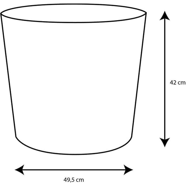 PoeTIC Pot Conical Element 50 - Skiffer