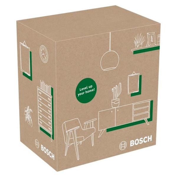 Bosch linjelaser - Quigo Green (levereras med 2 batterier, MM2 universaltång och 1 fixeringsanpassning)