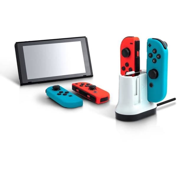 Laddare - PDP - För 2 par Nintendo Switch Joy-Con-kontroller - Vit
