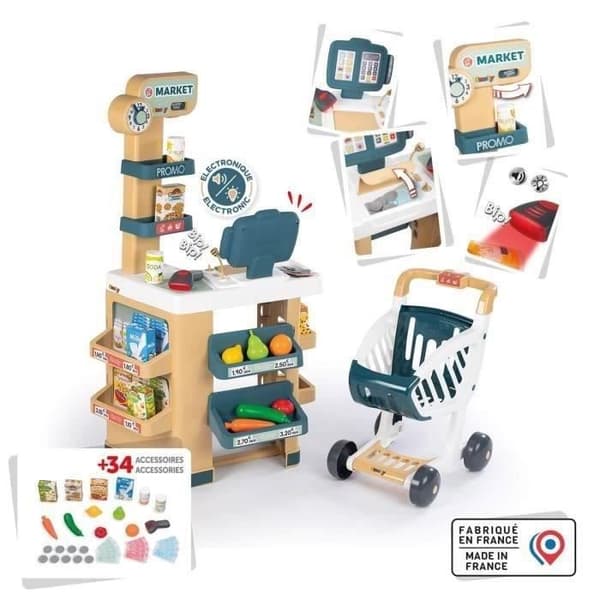 Merchant - Smoby - Från 3 år - Beige - Leksaksimitation