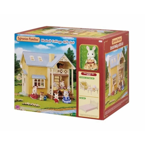 Stugan med det blå takboxsetet - SYLVANIAN FAMILIES - 5671 - För barn från 5 år och uppåt - Möbler ingår