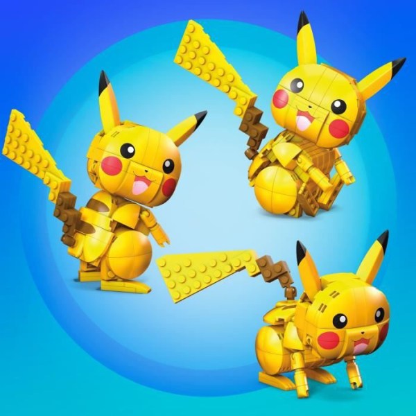 MEGA CONSTRUX Pokémon Pikachu bygger 10 cm - 6 år och +